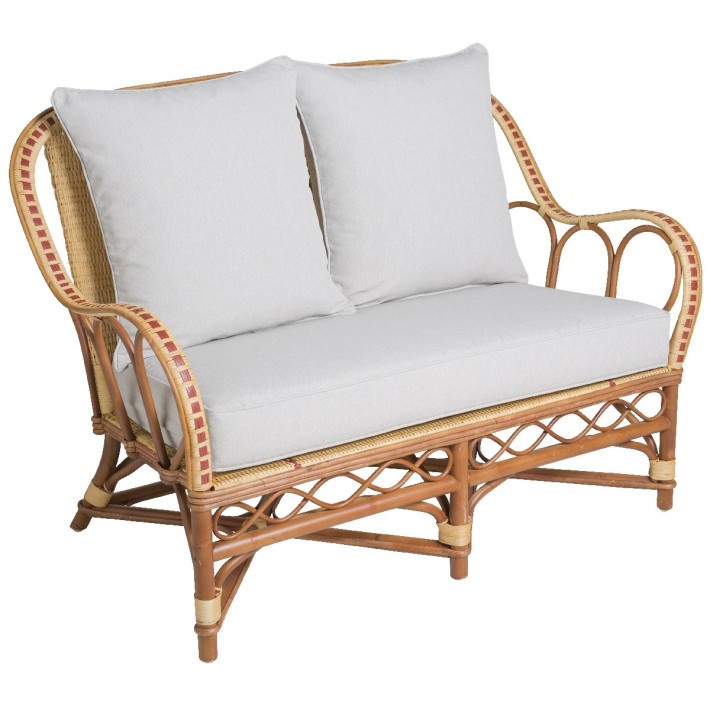 Bagatelle high-back rattan armchair