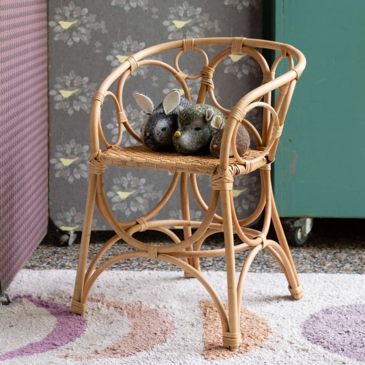 rattan kid armchair Gingko Horizon