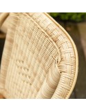 Albertine natural rattan and resin chair