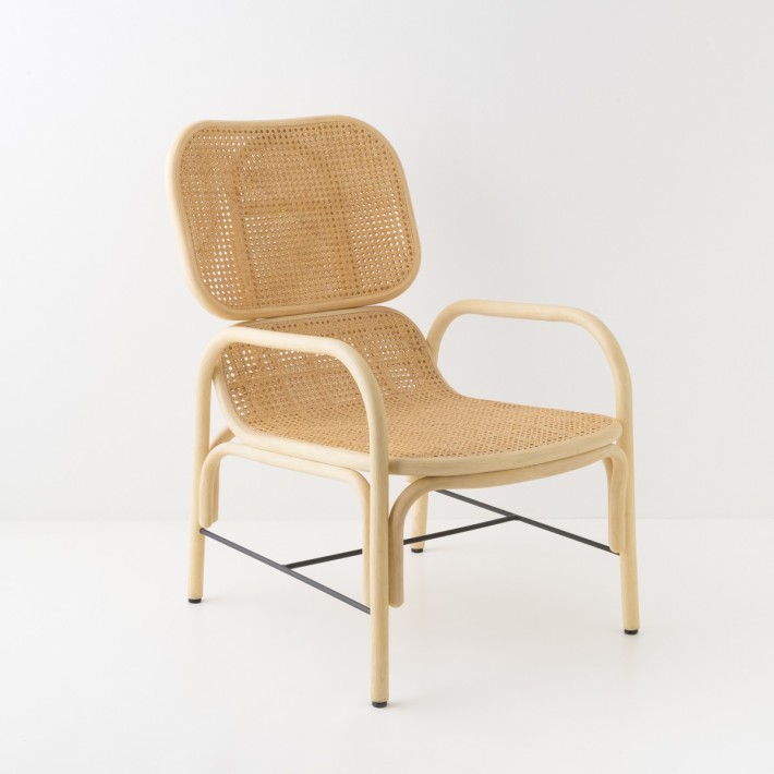 ORCHID EDITION - Fauteuil rotin PLUS CANNE