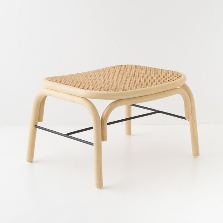 ORCHID EDITION - Repose-pied rotin PLUS