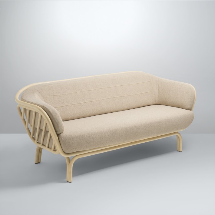 Rattan sofa BÔA sand brema