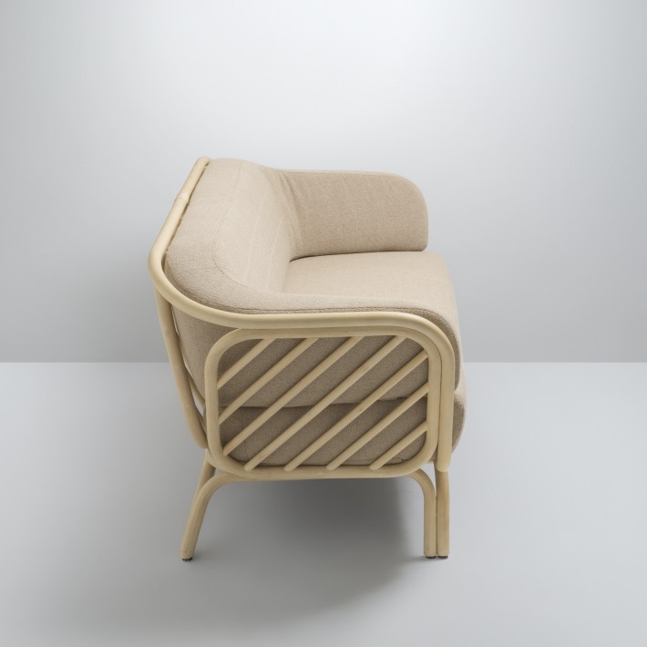 Rattan sofa BÔA sand brema