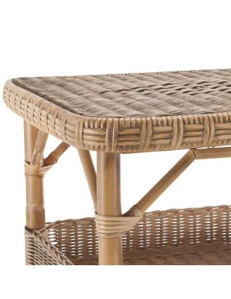 Square rattan coffee table Nantucket