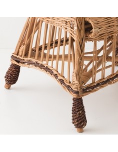 Marcel low-backed rattan armchair 2