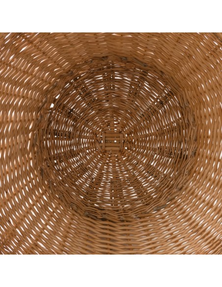 Panière en osier ronde diamètre 45 cm détail du fond
