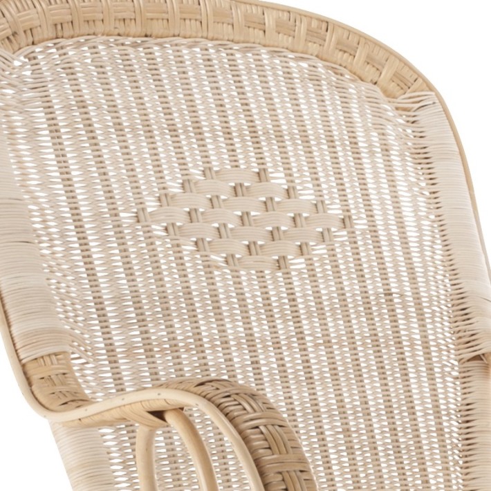 Marcel high-backed rattan armchair