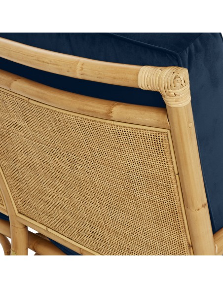 Riviera rattan 3 seater velvet Riviera rattan 3 seater velvet