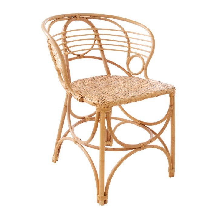 rattan dining armchair Gingko Bulles