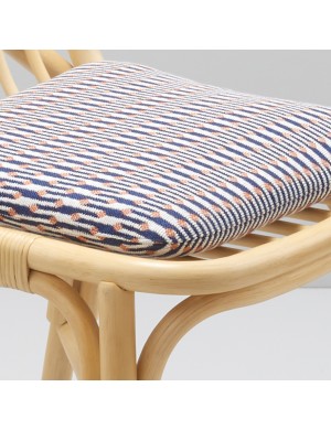 Coussin pour chaise en rotin Sillon tissu Marquetry