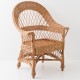 Firmin openwork willow armchair