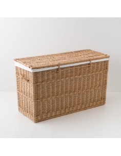 Marcel low-backed rattan armchair