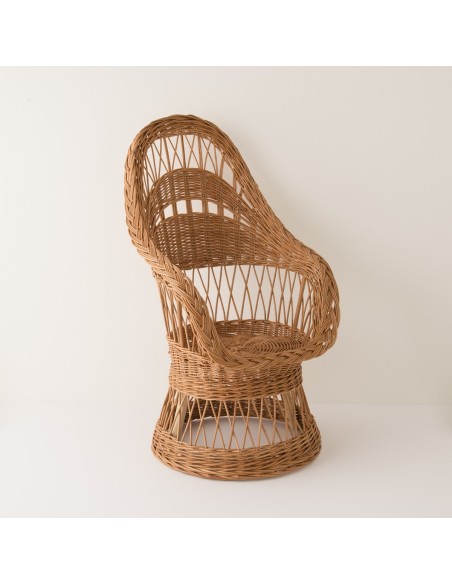 Fauteuil enfant en osier Firmin
