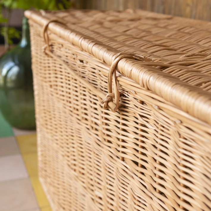 maxi coffre en osier ht 60 cm