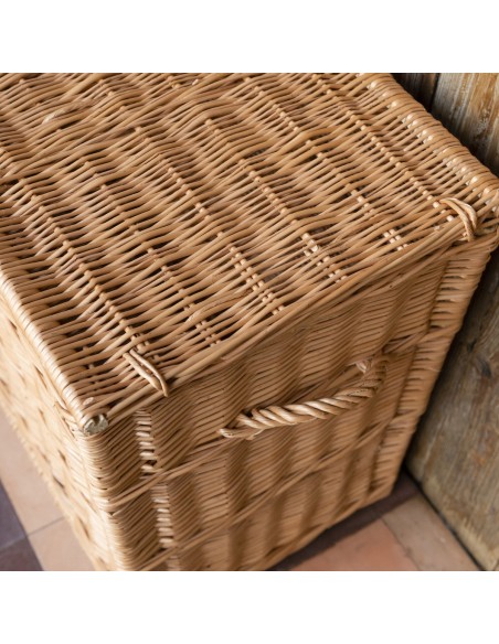 maxi coffre en osier ht 60 cm