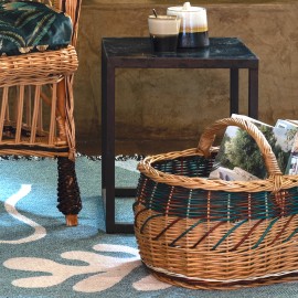 Marcel low-backed rattan armchair 2