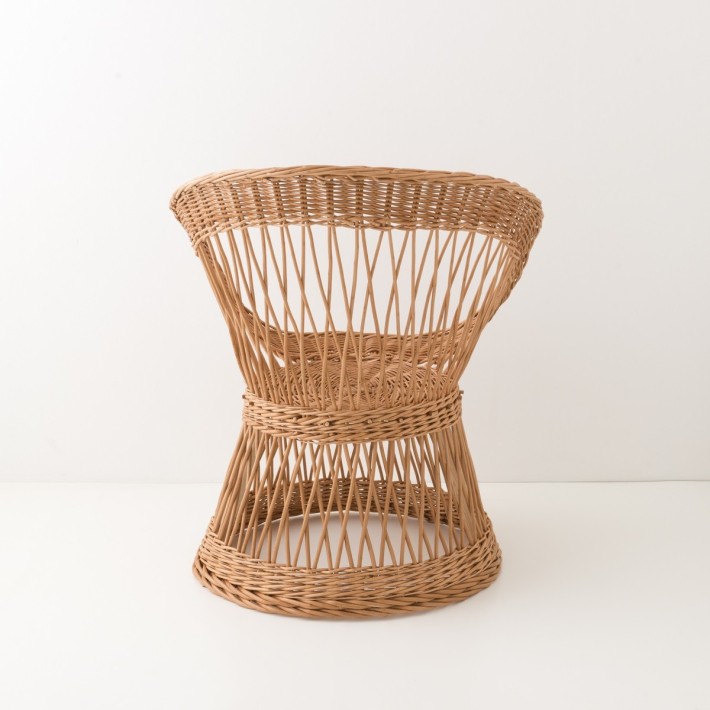 Bianka wicker armchair without cushion