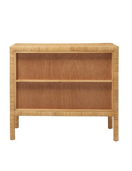 Commode cannage rotin 3 tiroirs Saigon vue de dos