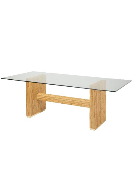 Table rectangulaire en rotin Riviera