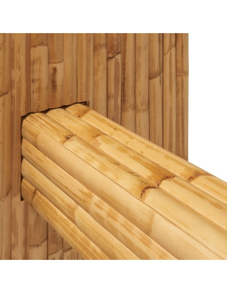 Pied de table rotin Riviera détail