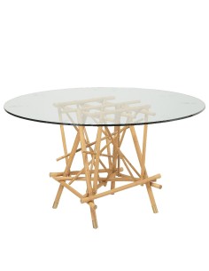 Rattan round dining table Riviera