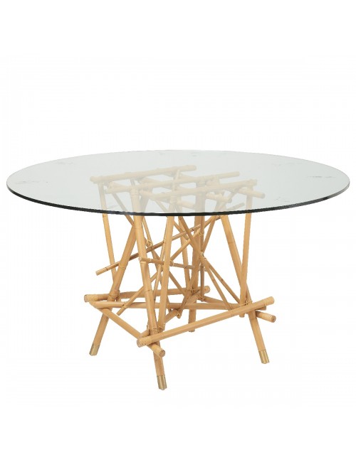Rattan round dining table Riviera