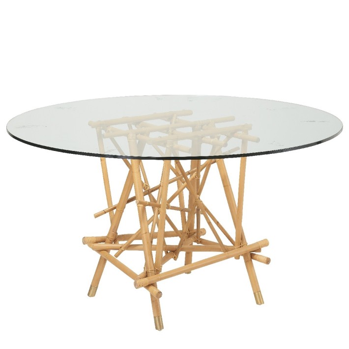 Rattan round dining table Riviera