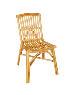 Chaise en rotin vintage MAGALIE vue de 3/4