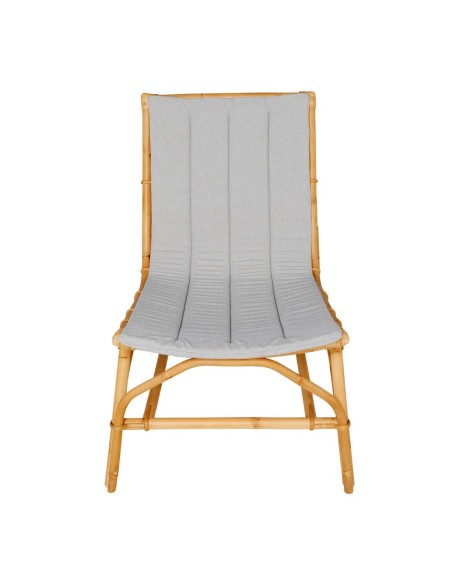 Coussin pour fauteuil en rotin vintage DAVID vue de face