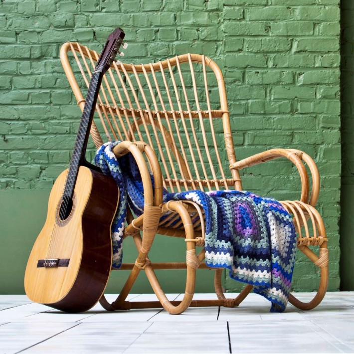 Rattan armchair Marlene - without cushion