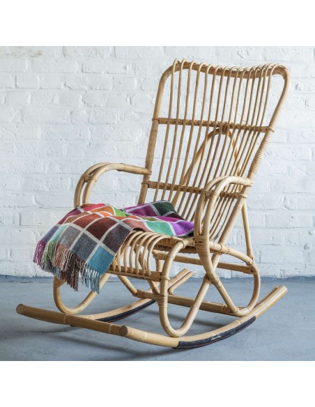 Marlène vintage rattan rocking chair Marlène vintage rattan rocking chair