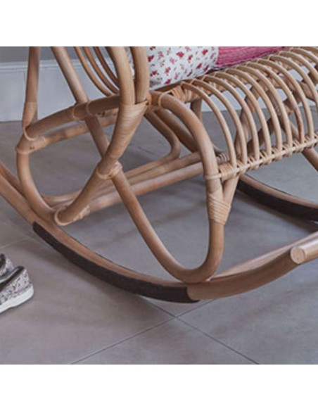 Marlène vintage rattan rocking chair Marlène vintage rattan rocking chair