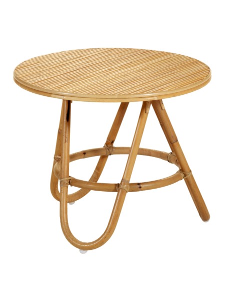 Diabolo rattan coffee table small model