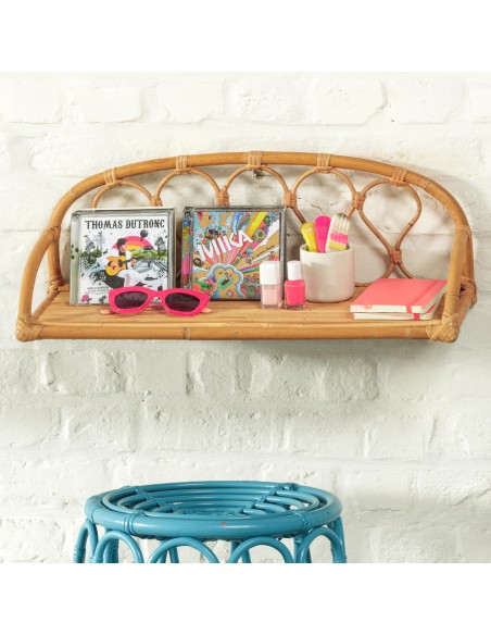 Vintage rattan wall shelf Lily Vintage rattan wall shelf Lily