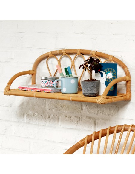 Vintage rattan wall shelf Lily Vintage rattan wall shelf Lily