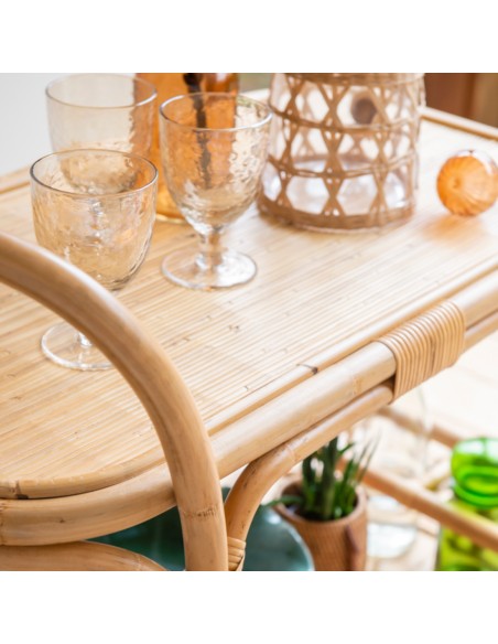 Maggie Vintage rattan trolley