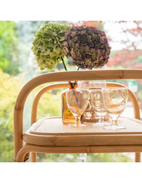 Maggie Vintage rattan trolley