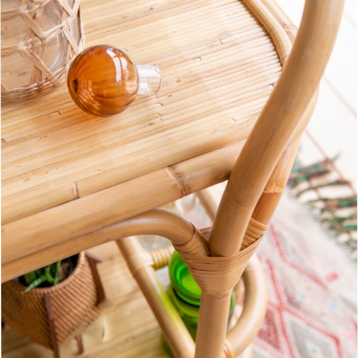 Maggie Vintage rattan trolley