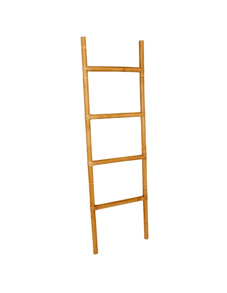 Vintage rattan ladder and towel rack Gilles