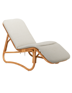 Coussin pour chaise longue rotin naturel Baia