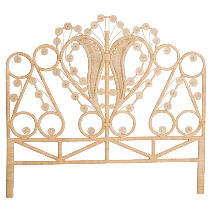 Tête de lit rotin naturel MAHARAJA