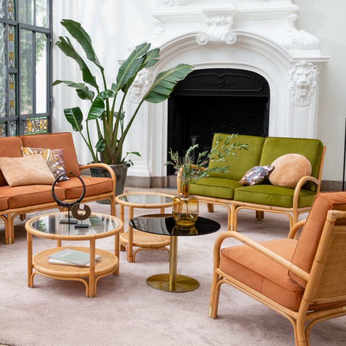 Ambience living room in Riviera rattan by Kok maison