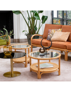 Table basse diamètre 66cm collection Riviera par Kok maison 2