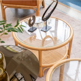 Large rattan coffee table from the RIVIERA collection 2