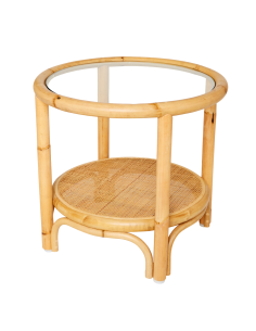 Rattan coffee table 50cm Riviera collection by Kok maison