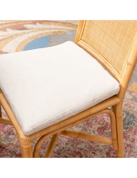 Zoom linen cushion chair Riviera collection by Kok maison