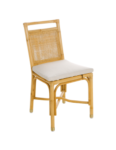 Chaise ne rotin cousin lin collection Riviera