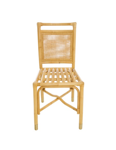 Rattan chair structure cousin lin collection Riviera front view