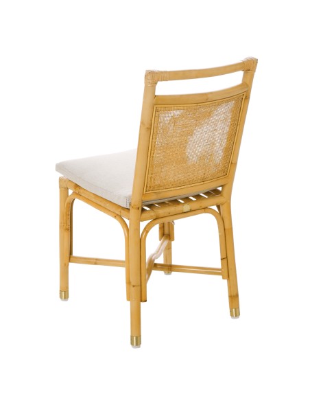 Rattan chair cousin lin collection Riviera back view
