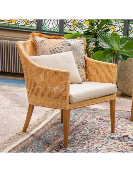 Ambiance fauteuil cannage rotin collection Saïgon chez kok maison Ambiance fauteuil cannage rotin collection Saïgon chez kok maison